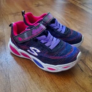 Girl's Sketchers S lights size 11